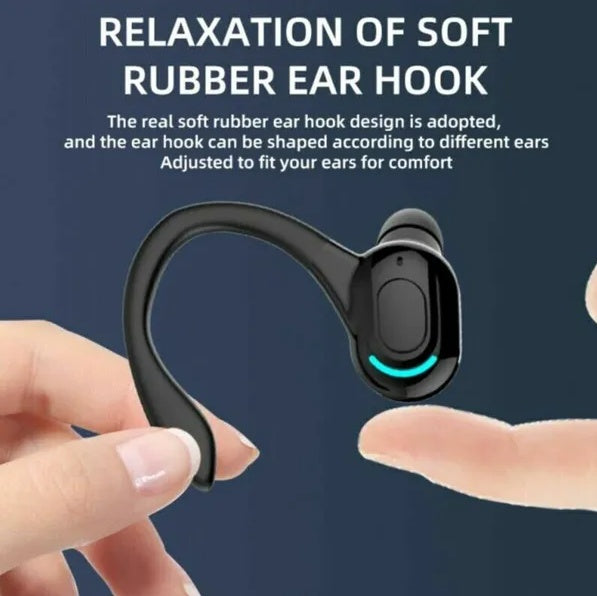 Bluetooth 5.1 Wireless Earbuds with Ear Hook – Stereo Sports Headset
